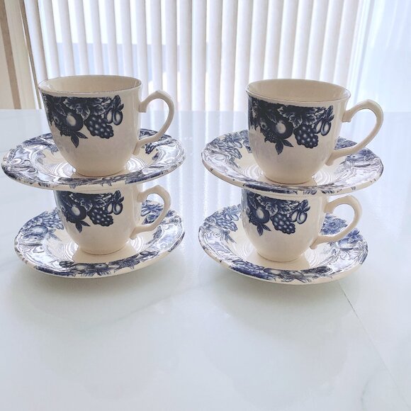 Vintage Libbey Eden Fruits And Berries Dinnerware Set of 20, Made In Malaysia - Picture 4 of 8